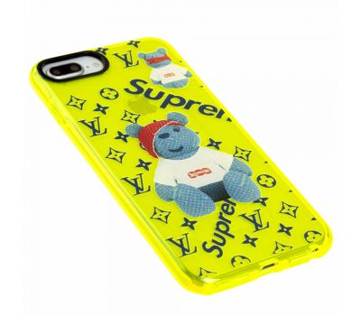 Чохол для iPhone 7 Plus / 8 Plus Neon print bear supreme 3504330