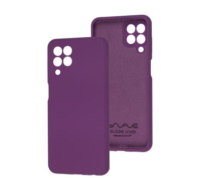 Чохол для Samsung Galaxy M33 (M336) Wave camera Full purple