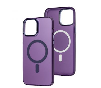 Чохол для iPhone 12 Pro Max IMD Colors MagSafe purple