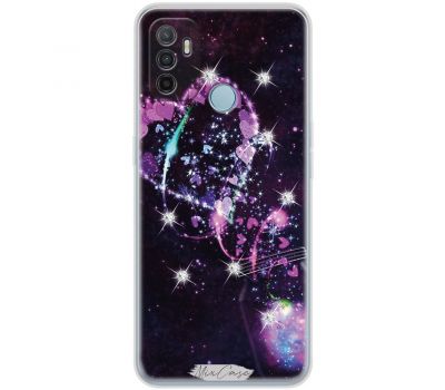 Чохол для Oppo A53 / A32 / A33 Mixcase зі стразами дизайн 21