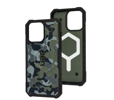 Чохол для Iphone 14 Pro Max UAG MagSafe camouflage khaki green