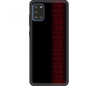 Чохол для Samsung Galaxy A31 (A315) MixCase патріотичні червоний колір вишиванки