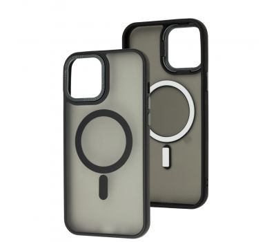 Чохол для iPhone 13 Pro Max Space color MagSafe чорний