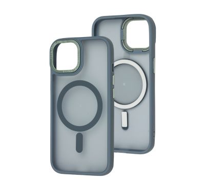 Чохол для iPhone 15 Space color MagSafe сірий