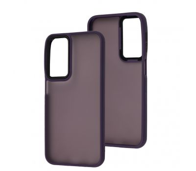 Чохол для Samsung Galaxy A24 (A245) Wave Matte Color deep purple