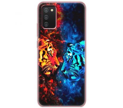 Чохол для Samsung Galaxy A02s (A025) MixCase звірі два тигри