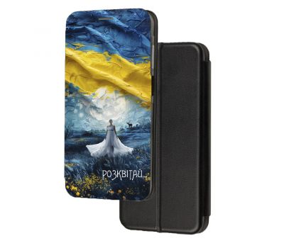 Чохол-книжка патріотична  Samsung Galaxy A14 (A145) MixCase з малюнком розквітай краї