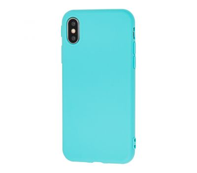 Чохол для iPhone X Matte бірюзовий