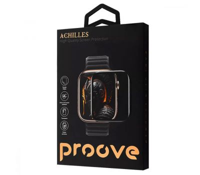 Захисне скло Proove Achilles Apple Watch 7/8/9 41mm black (чорний)
