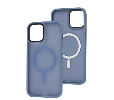 Чохол для iPhone 12 Pro Max WAVE Matte Insane MagSafe sierra blue