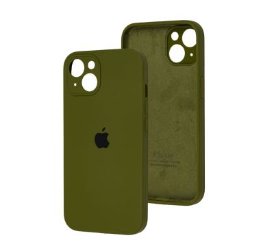 Чохол для iPhone 13 Square Full camera dark olive