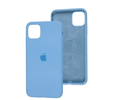 Чохол для iPhone 11 Pro Max Silicone Full azure