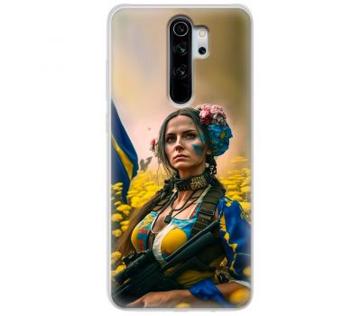 Чохол для Xiaomi Redmi Note 8 Pro MixCase патріотичні ніжна Українка