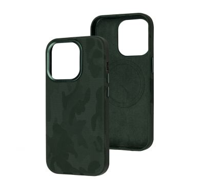 Чохол для iPhone 13 Pro WAVE Khaki Magnetic green