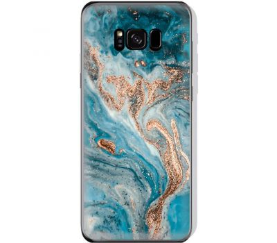 Чохол для Samsung Galaxy S8 (G950) MixCase мармур бірюзовий