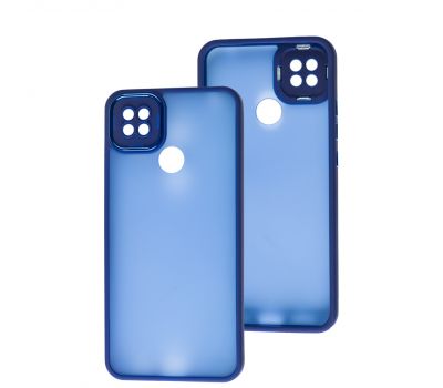Чохол для Xiaomi Redmi 9C / 10A Luxury Metal Lens синій