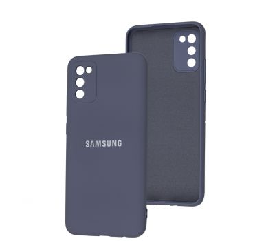 Чохол для Samsung Galaxy A02s / M02s Full camera lavander gray