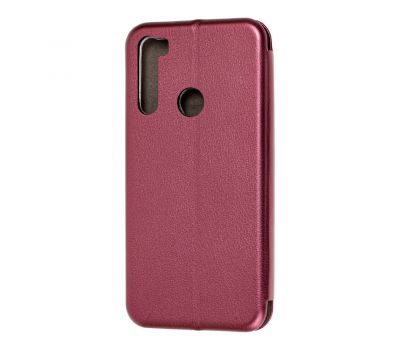 Чохол книжка Premium для Xiaomi Redmi Note 8 бордовий 3511597