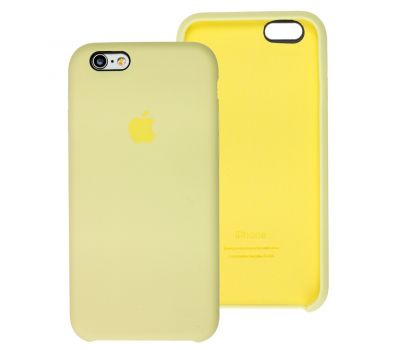 Чохол Silicone для iPhone 6 / 6s case mellow yellow