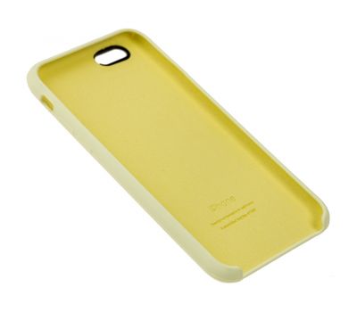 Чохол Silicone для iPhone 6 / 6s case mellow yellow 3512920