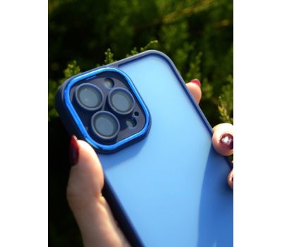 Чохол для Xiaomi Redmi 9A Luxury Metal Lens синій 3512610