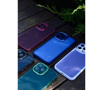 Чохол для Xiaomi Redmi 9A Luxury Metal Lens синій 3512613