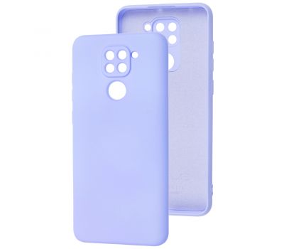 Чохол для Xiaomi Redmi Note 9 Wave camera colorful  light purple