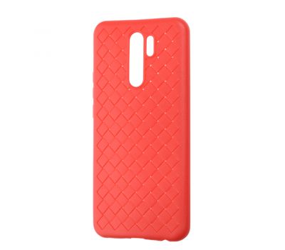 Чохол для Xiaomi Redmi 9 Weaving case червоний