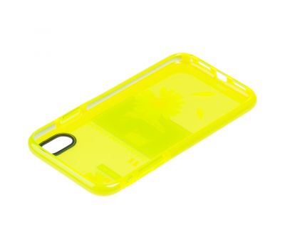 Чохол для iPhone X / Xs Neon print ромашка 3513788