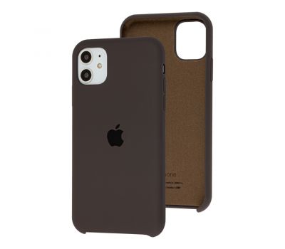 Чохол Silicone для iPhone 11 case coffee