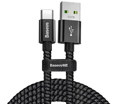 Кабель USB Baseus Speed ​​QC Type C 5A 1m black 3515439