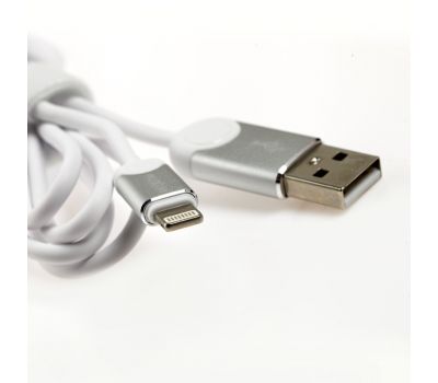 Кабель USB Moxom CC-49 lightning 2.4A white 3515190