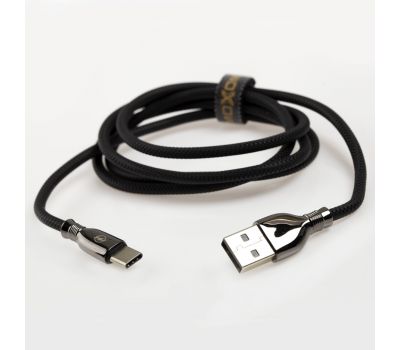 Кабель USB Moxom CC-77 microUSB 2.4A black 3515224