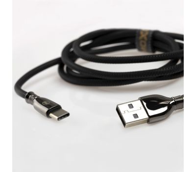 Кабель USB Moxom CC-77 microUSB 2.4A black 3515225