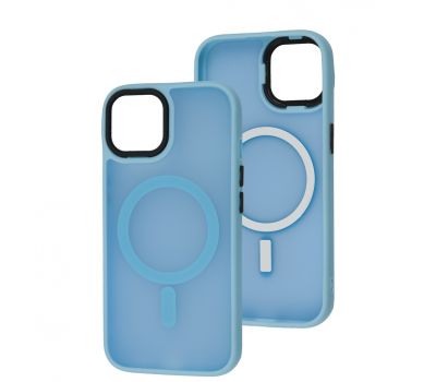 Чохол для iPhone 15 Cosmic Magnetic MagSafe light blue