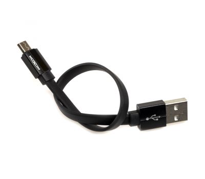 Кабель USB Moxom MX-CB11 microUSB 2.4A 0.2m black 3515301