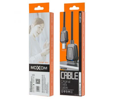 Кабель USB Moxom CC-60 microUSB 2.4A black 3515203