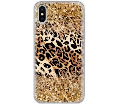 Чохол для iPhone Xs Max MixCase Леопард