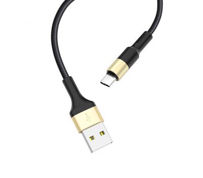 Кабель USB Hoco X26 Xpress Type-C 1m black / gold 3516351