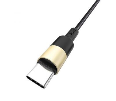 Кабель USB Hoco X26 Xpress Type-C 1m black / gold 3516352