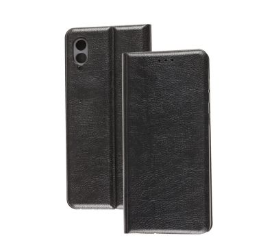 Чохол книжка Premium leather для Samsung Galaxy A02 (A022) чорний