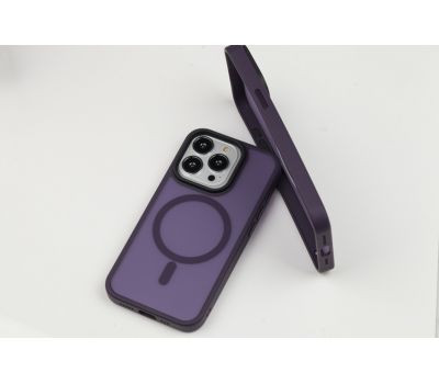 Чохол для iPhone 15 Pro Max WAVE Matte Insane MagSafe deep purple 3518916