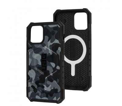 Чохол для Iphone 12 / 12 Pro UAG MagSafe camouflage black gray