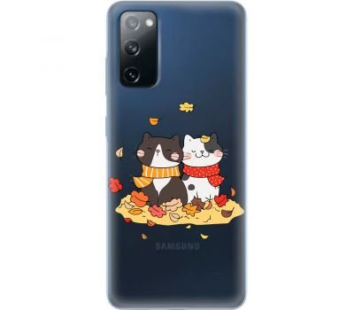 Чохол для Samsung Galaxy S20 (G980) MixCase осінь котяча осінь