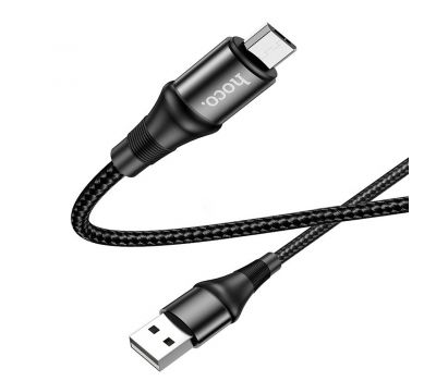 Кабель USB Hoco X50 Excellent microUSB 1m black