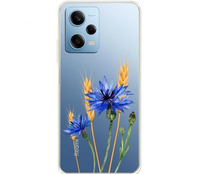Чохол для Xiaomi Redmi Note 12 Pro 5G Mixcase квіти волошки в колосках
