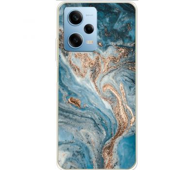 Чохол для Xiaomi Redmi Note 12 Pro 5G MixCase мармур бірюзовий