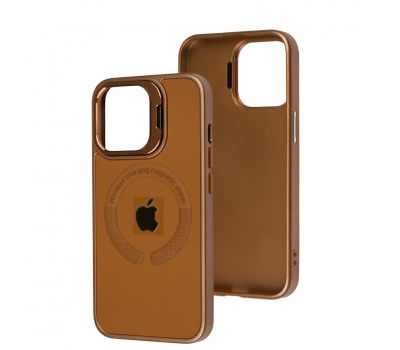 Чохол для iPhone 13 Pro Logo Case MagSafe brown