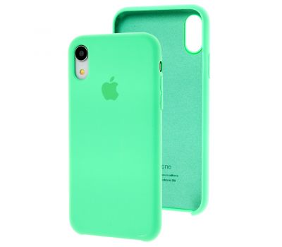 Чохол silicone case для iPhone Xr м'ятний