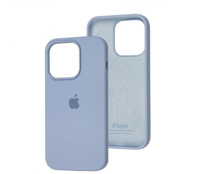 Чохол для iPhone 14 Pro Square Full silicone lilac